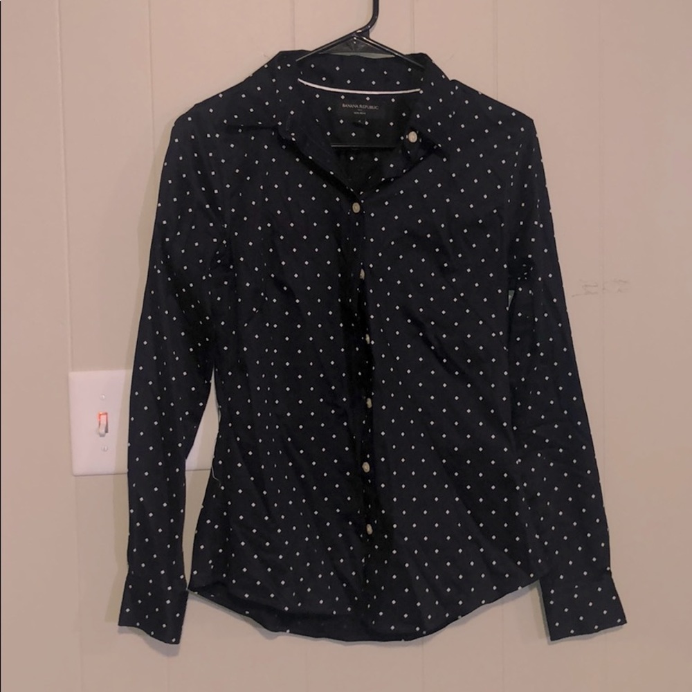Navy blue dress shirt
